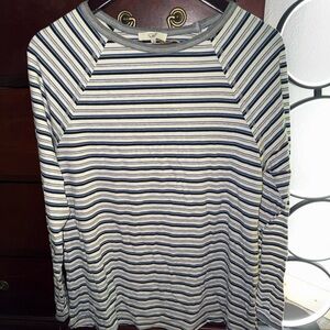 Easel Striped Long Sleeve Shirt